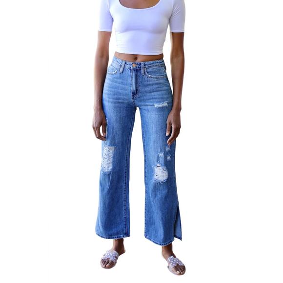 YMI Denim - NEW YMI lindsey wide leg pants in blue